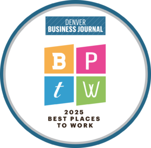 Denver Business Journal 2025 Best Places to Work badge awarded to eCreek IT Solutions, a top IT company in Colorado.